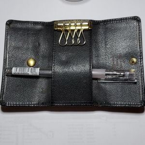 Authentic LV Epi Leather 4 key holder